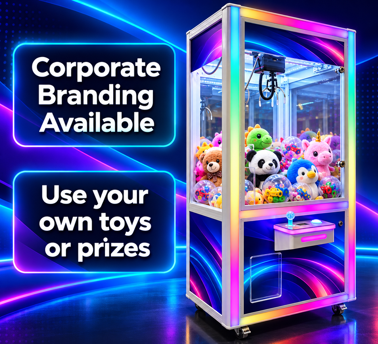Skilltester (Claw Machine) White Hire - Image 5