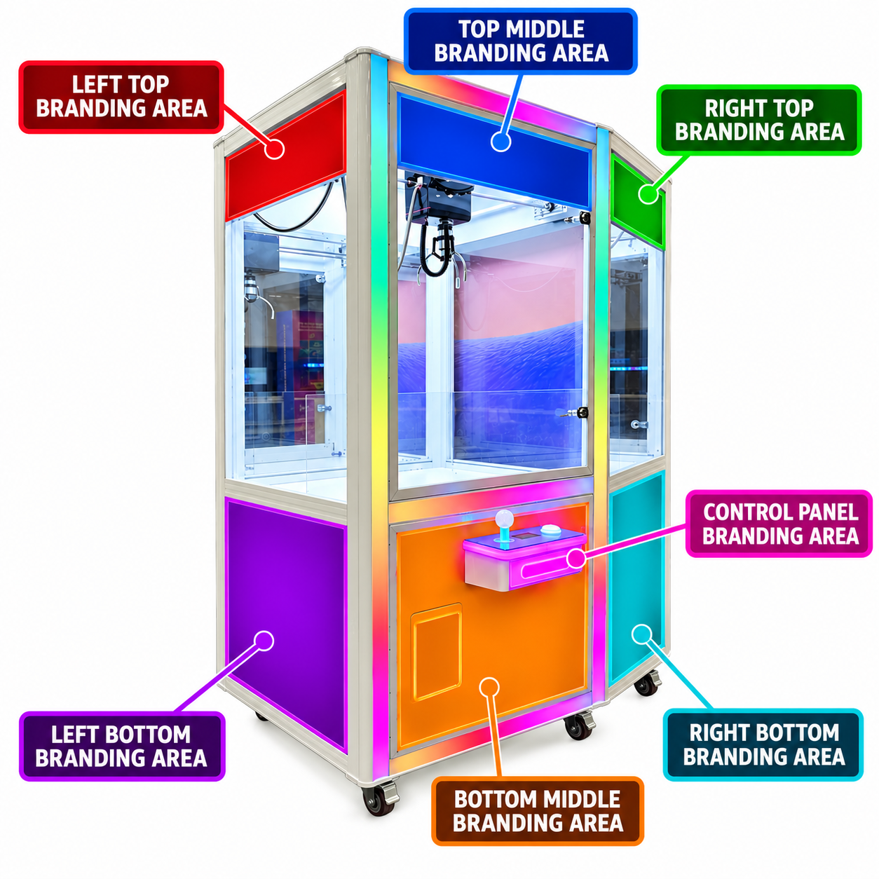 Skilltester (Claw Machine) White Hire - Image 4